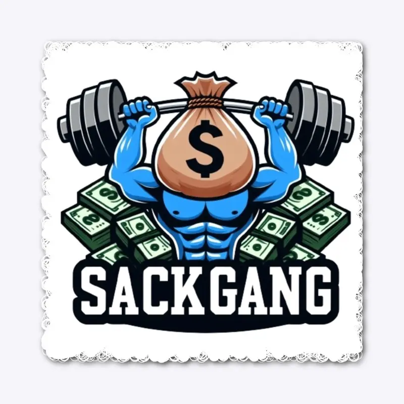 Sack Gang Muscle Logo